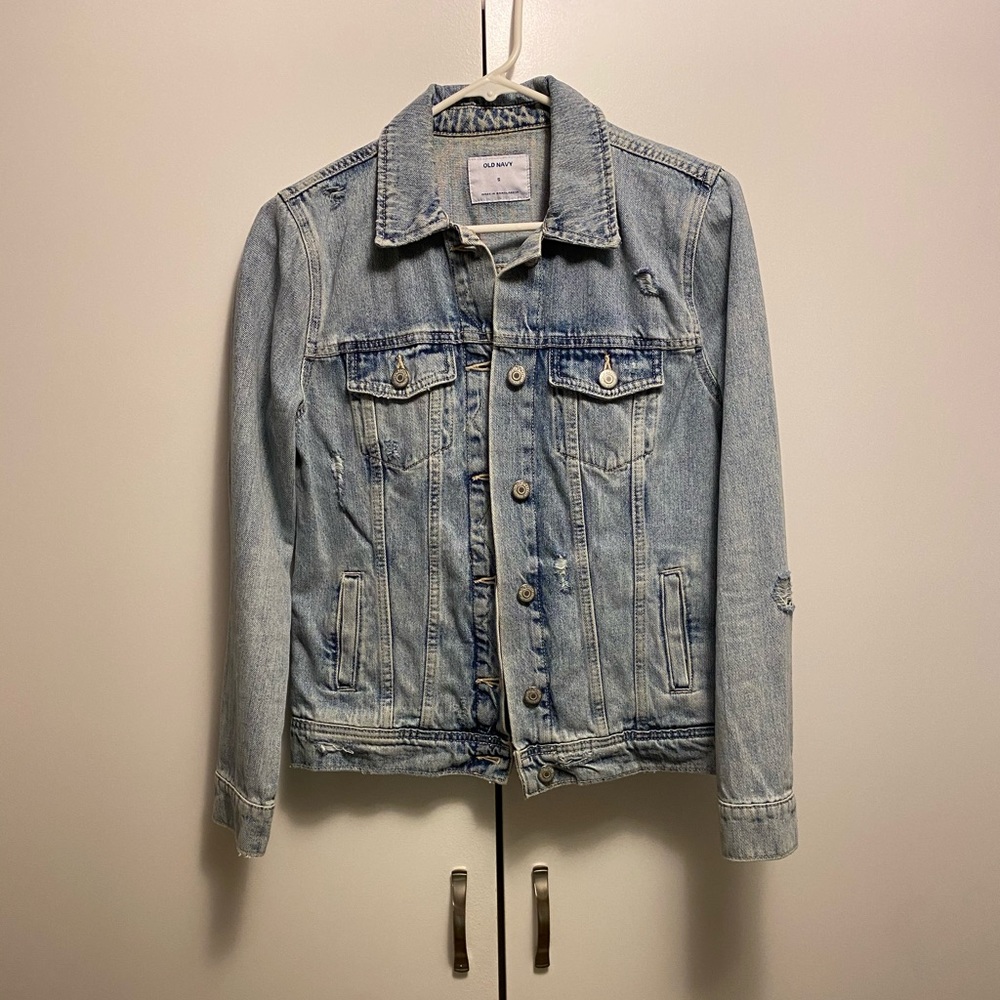 Distressed Denim jacket